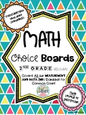 2nd Grade Math Choice Boards CCSS: Measurement and Data - 