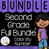 2nd Grade Math Color By Number BIG Bundle
