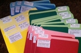 2nd Grade Math Common Core Folder Labels and Statement Cards