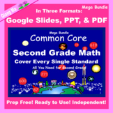 2nd Grade Math Year Long Mega Bundle All Common Core Stand