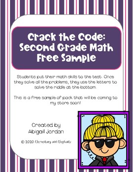 Free Printable Crack the Code Math - Primary Playground