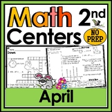 2nd Grade Math Crossword Puzzles - April