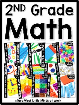 Preview of 2nd Grade Math Curriculum Bundle