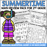 2nd Grade Math End of Year Activities Summer Review Packet
