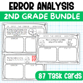 2nd Grade Math Error Analysis and Problem Solving Bundle