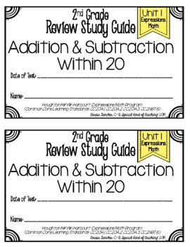 Preview of 2nd Grade Math Expressions Program {Unit 1: Addition & Subtraction Within 20}
