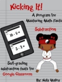 2nd Grade Math Facts Fluency Timed Tests Subtraction Self 