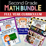 2nd Grade Math Full Year Curriculum Bundle | Interactive N