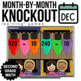 2nd Grade Math Games for December - 2nd Grade Knockout - B