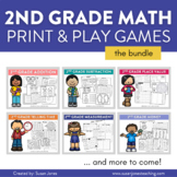 2nd Grade Math Games: Print & Play BUNDLE