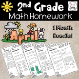 2nd Grade Math Home- April