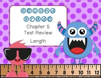Preview of 2nd Grade Math In Focus 2020 Chapter 5 Test Review (Print AND Digital!)