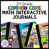 2nd Grade Math Interactive Journal Bundle - All Common Cor