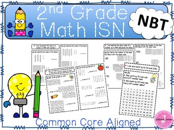 Preview of 2nd Grade Math Interactive Notebook-NBT(Place Value, Skip Counting, Add 10, 100)