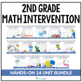 2nd Grade Math Intervention Small Group Units | Full Year Bundle