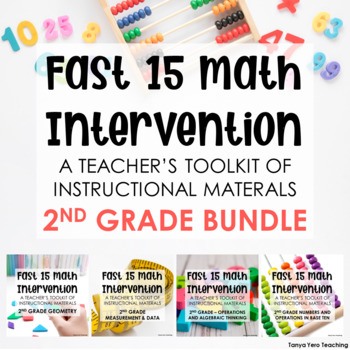 Preview of 2nd Grade Math Intervention Teacher Toolkit Hands-on Lessons | YEARLONG BUNDLE