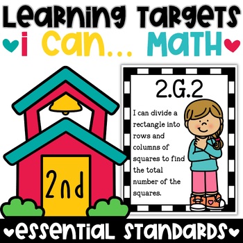 Preview of 2nd Grade Math Learning Target | CCSSM Essential Standards