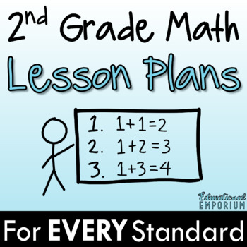 Preview of 2nd Grade Math Lesson Plans and Pacing Guide