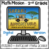 2nd Grade Math Digital Escape Room-End of Year Review Myst