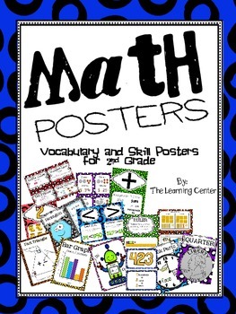 2nd Grade Math Posters by The Learning Center | Teachers Pay Teachers