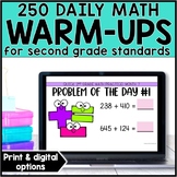 Daily Math Warm Ups & Problem of the Day for 2nd Grade - D