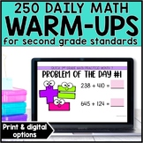 2nd Grade Math Problem of the Day, Daily Math Warm Ups & S