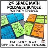 2nd Grade Math Review Activities | Spiral Review Bundle