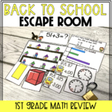 2nd Grade Math Review Escape Room - Back to School Math Ac