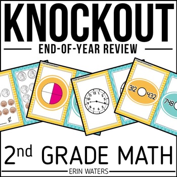 Preview of 2nd Grade Math Games - End of Year Review - Knockout