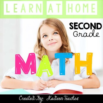 Preview of 2nd Grade Math Review -Home Learning (Remote Learning)