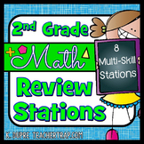2nd Grade Math Review Stations