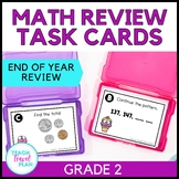 2nd Grade Math Review Task Cards - Solve the Room - Math R