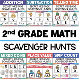 2nd Grade Math Secret Code BUNDLE Addition Subtraction Tim