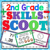 2nd Grade Math Skills Scoot Mega Bundle