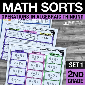 Preview of Math Interactive Notebook 2nd Grade Addition, Subtraction, Odd & Even Numbers