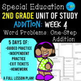 2nd Grade Math Special Education: One-Step Addition Word P