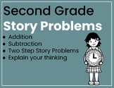 2nd Grade Math Story Problems: multi-step, addition, subtraction