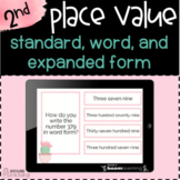 Boom Cards™ Distance Learning | 2nd Grade Math Number Form