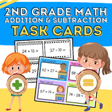 2nd Grade Math Task Cards: Addition & Subtraction 2.NBT.B.5