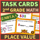 2nd Grade Math Task Cards Place Value 2.NBT.1