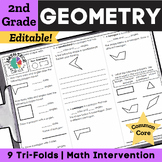 2nd Grade Math Intervention Geometry: Partitioning Shapes,