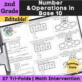 2nd Grade Math Intervention Worksheets Place Value, Additi