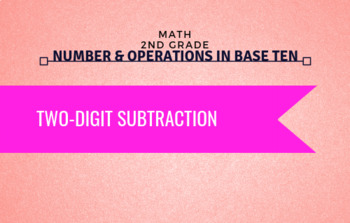 Preview of 2nd Grade Math - Two-Digit Subtraction