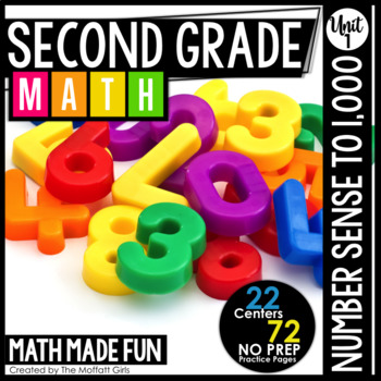Preview of 2nd Grade Math: Unit 1 Number Sense to 1,000