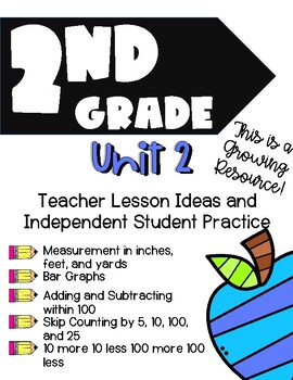 Preview of 2nd Grade Math Unit 2