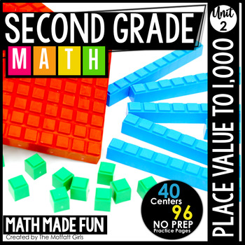 Preview of 2nd Grade Math: Place Value up to 1,000
