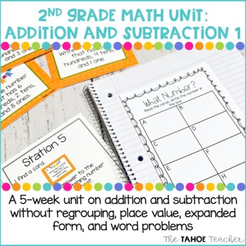 Preview of Addition and Subtraction Without Regrouping | A 2nd Grade Math Unit