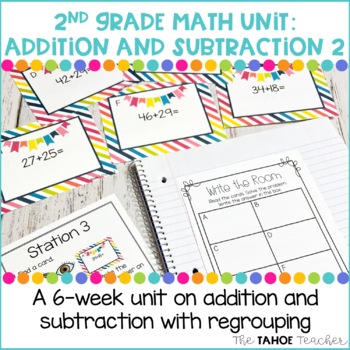 Preview of Addition and Subtraction with Regrouping | A 2nd Grade Math Unit
