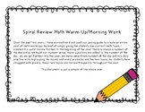 2nd Grade Math WarmUp: Entire Year Bundle