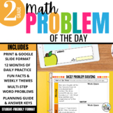 2nd Grade Math Word Problem of the Day: Daily Problem Solv